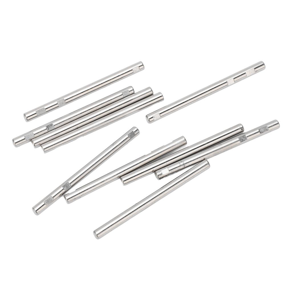 10Pcs Brushless Motor Shaft Stainless Steel 4mm Dia Motor Shaft for RC Car Airplane Boat Silver