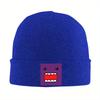 Neue Neue Domo Kun Puppe Mützen Lila Coole Kappen Erwachsene Unisex Hippie Mützen Beanie Hüte Frühling Individuelle Kopfbedeckung Mütze