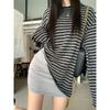 Striped Long Sleeved T-shirt Top
