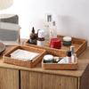 New Handwoven Storage Basket Rattan Storage Tray Wicker Basket Bread Fruit Breakfast Tea Picnic Basket Kitchen