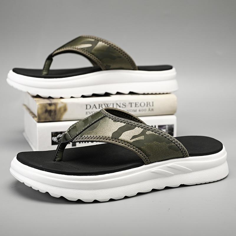 Outdoor Men Flip Flops Sandals Beach Slippers Design Mens Non-slip Comfortable Indoor Slippers Men Casual Shoes