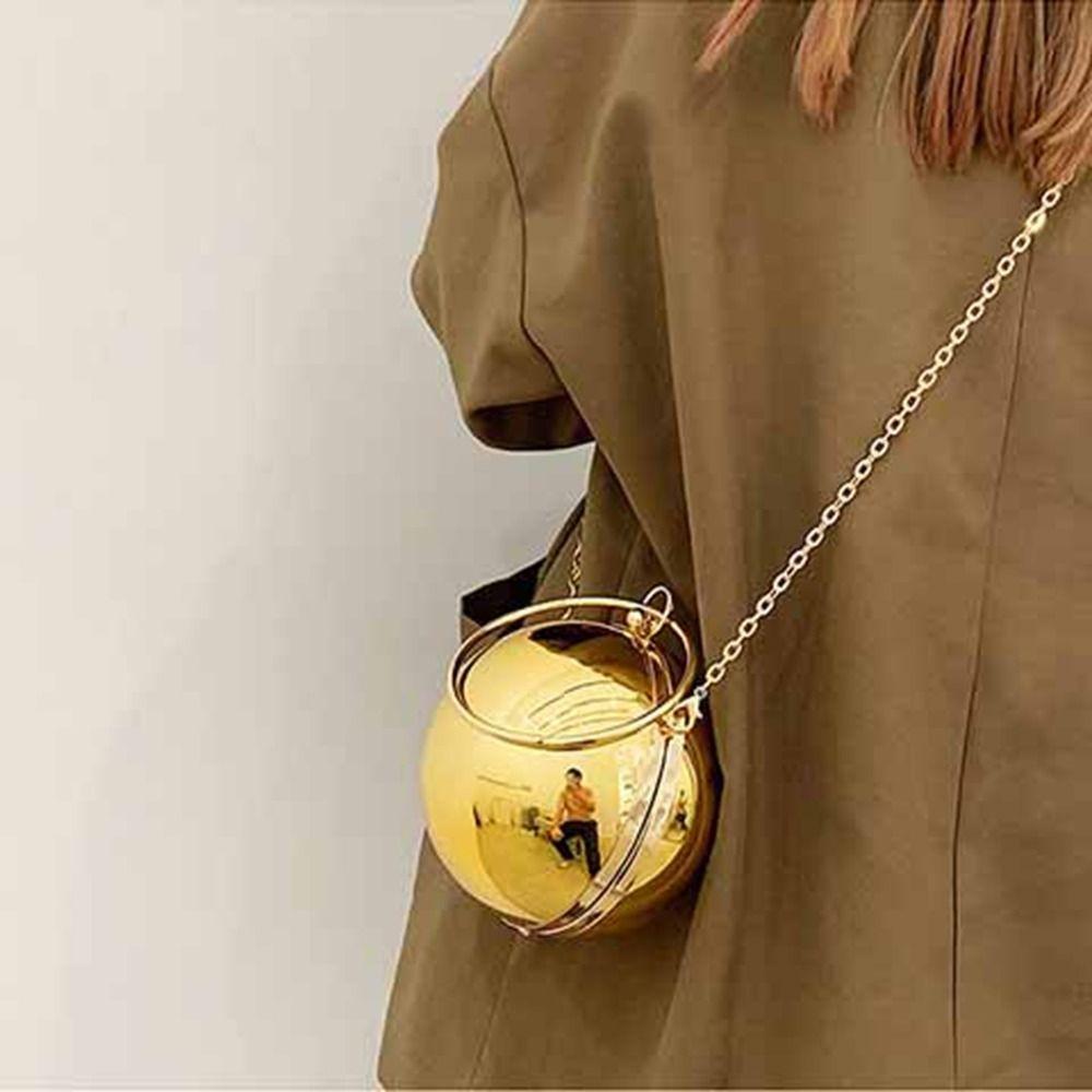 Kedjekula Handväska Armbandsväska Damkuvertväska Retro Kväll Bankettväska Fest