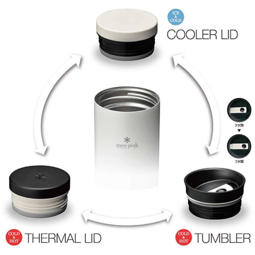        Snow Peak Tw 070r Ds [system Bottle 350 Dark Silver]