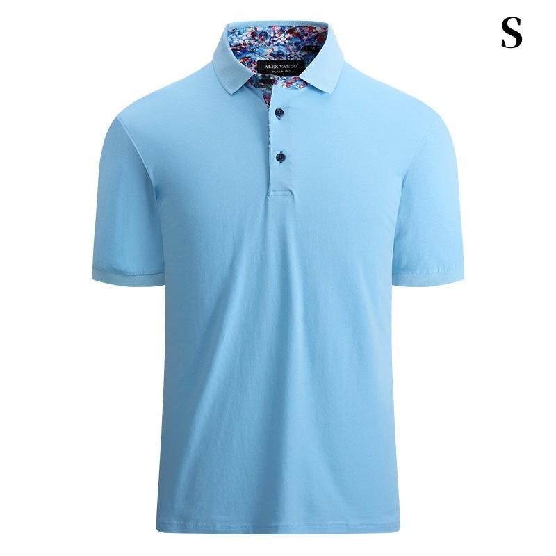 Mens Polo Shirts Short Sleeve Regular Fit Fashion Designed Shirt