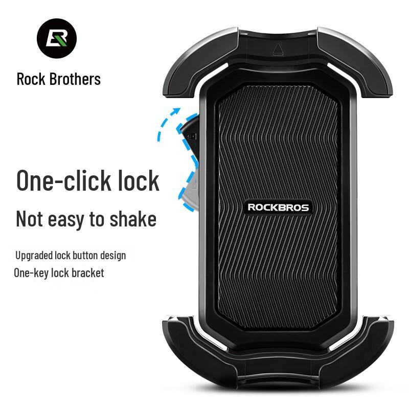 Rockbros Anti-Shake Phone Holder for Bikes & Motorcycles