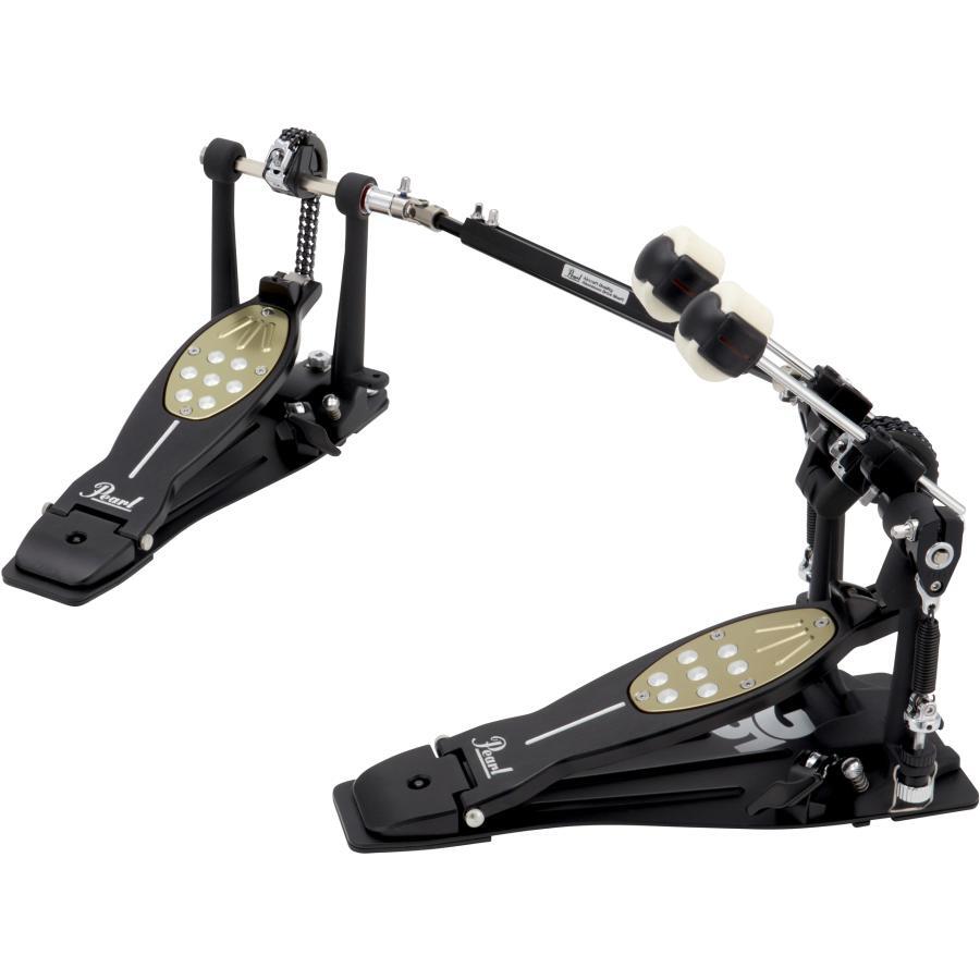 [OCCASION]Pédale Double Pearl Eliminator Redline Édition 25e Anniversaire Modèle Limité Pédale de Batterie Twin Pedal P-2052C/B