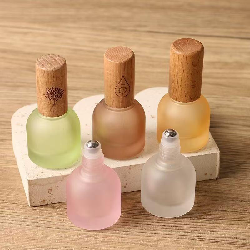 1 Stück 10 ml Glasrollerflasche Parfüm-Roll-On-Flasche Mini-Ätherische-Öl-Behälter Proben-Leerflasche Reise-Nachfüllfläschchen