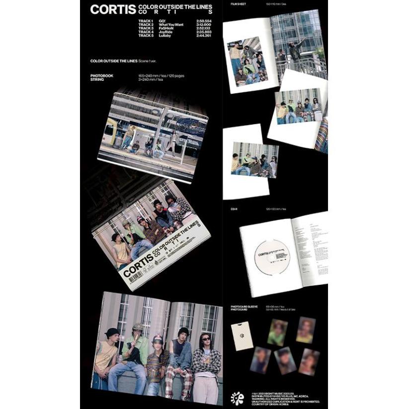 CORTIS The 1st EP [COLOR OUTSIDE THE LINES] – 3 Versions Random