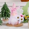 Easter Faceless Gnome Rabbit Doll Spring Easter Festival Party Home Decorations Kids Gift Favor Rabbit Carrot Ornament