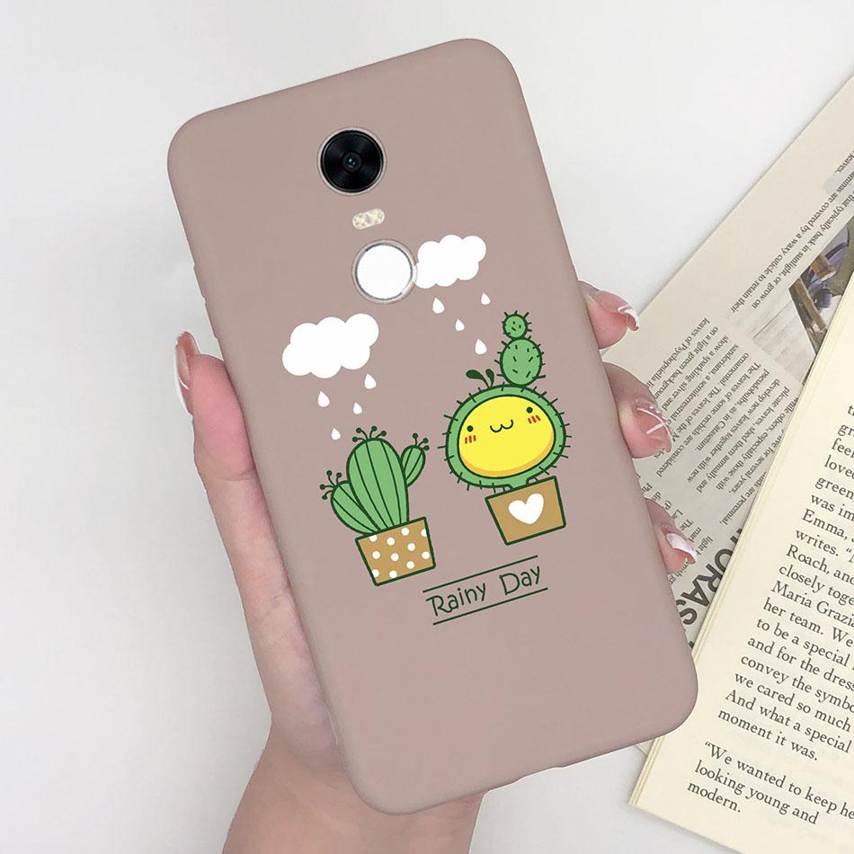 Cute Cartoon Case For Xiaomi Redmi 5 Plus Case Soft Painted Matte Silicone Back Cover For Redmi5 Plus Redmi 5+ Phone Cases Funda