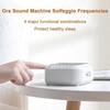 White Noise Sound Machine 28 Solfeggio Frequencies Rechargeable Portable Baby Sleep Machine Soothing Sounds Sleep Therapy Sound