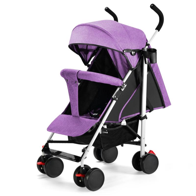 Lightweight Folding Baby and Toddler Umbrella Stroller with Recline Feature