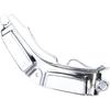 Chrome Metal Cylinder Base Cover for Harley Touring 2017-2023 Street Road Glide FLHX FLTRX FLHT