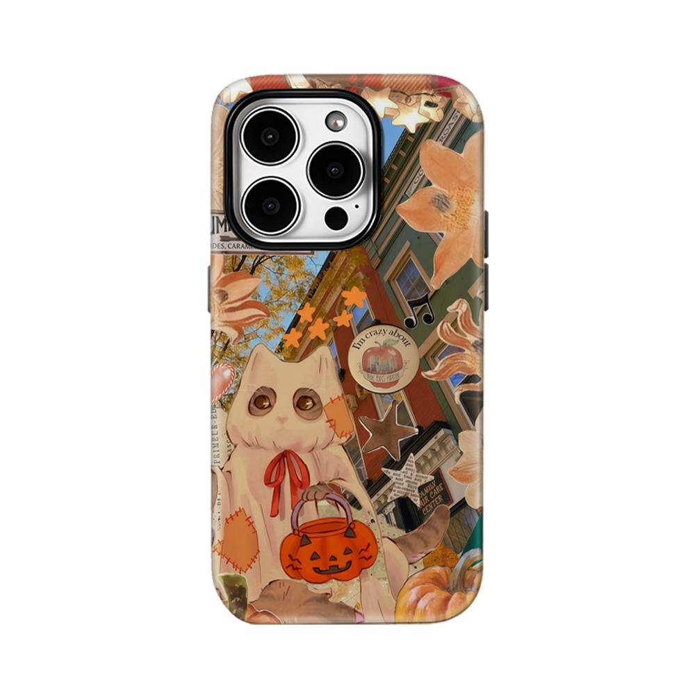 

Halloween Cute Cat Ghosts Phone Case for IPhone 16 15 14 13 12 11 X XS XR XSMAX 7 8 Pro Max Plus Double-layer Back Cover IPHONE13MINI