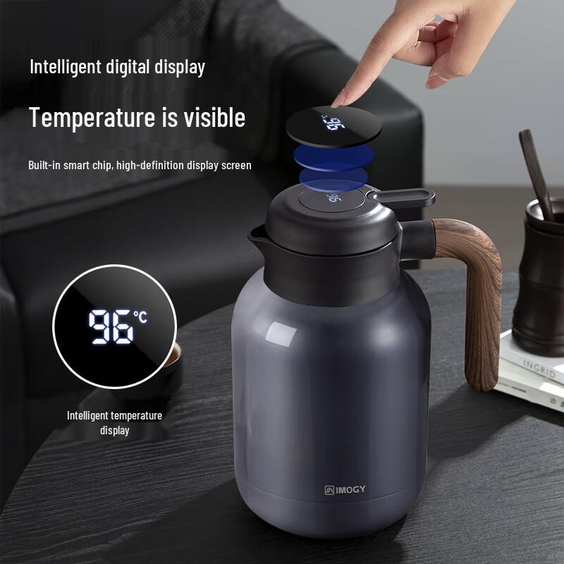 IMOGY German Ceramic Lined Thermos with Tea Infuser