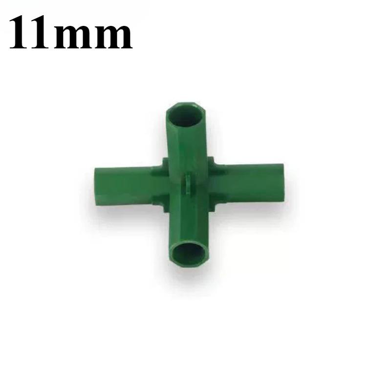 1/2/4PCS Gardening Plant Stakes Plastic Edging Corner Connection Accessories Greenhouse Plant Frame Connectors