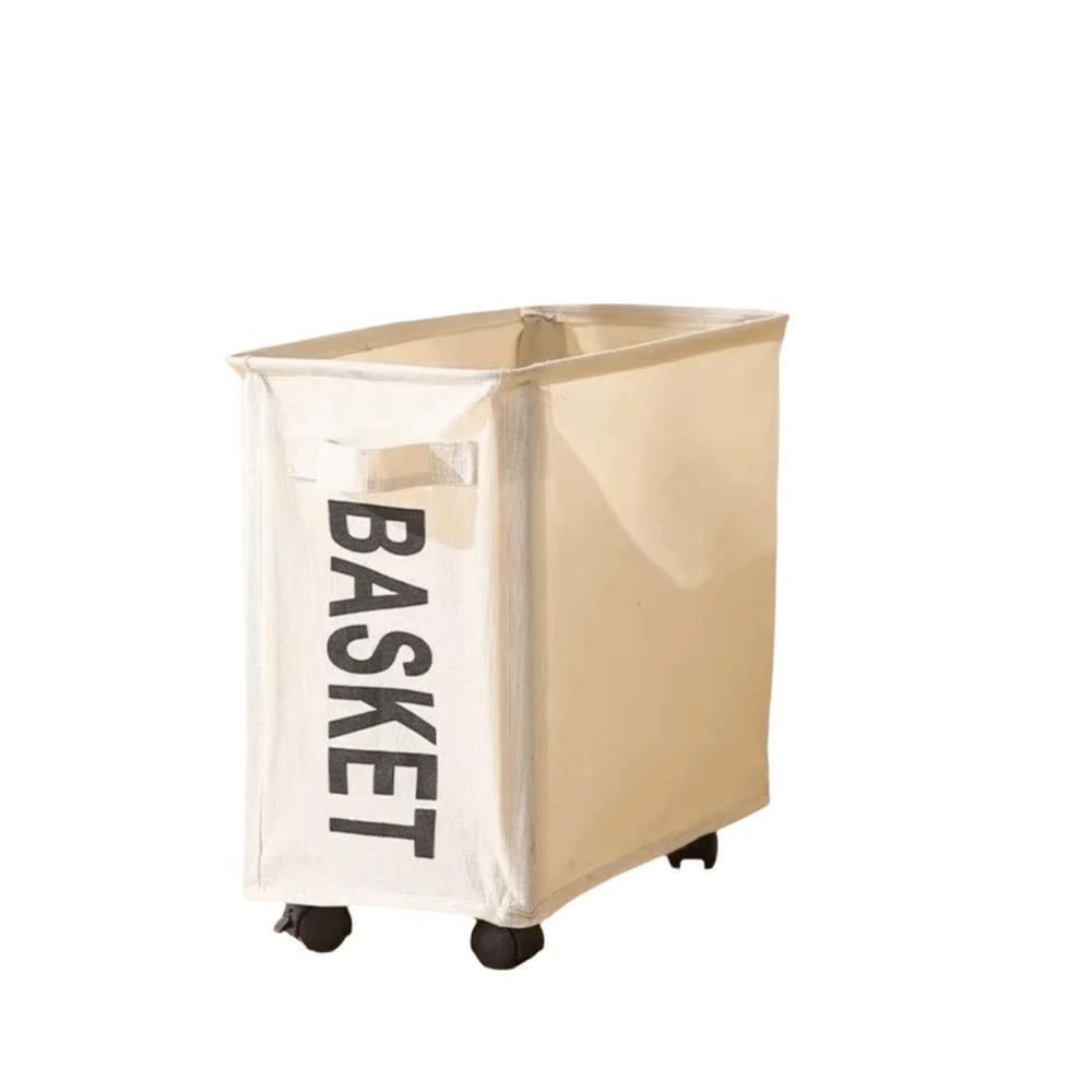 Wheeled Trolley Wheeled Clothes Basket Multifunctional Storage Basket  Storage Solution