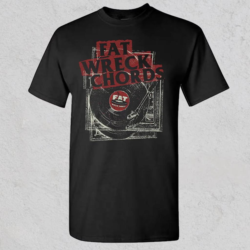 Fat Wreck Chords Grafik Baumwoll-T-Shirt Hip Hop Band Musikdruck T-Shirt Unisex Kleidung Retro Bequem Streetwear 2026 Sommer Oberteil