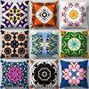 Ethnic Style Pillow Case Bed and Breakfast Hotel Geometric Abstract Decorative Square Sofa Pillow Bedroom Bedside Pillow