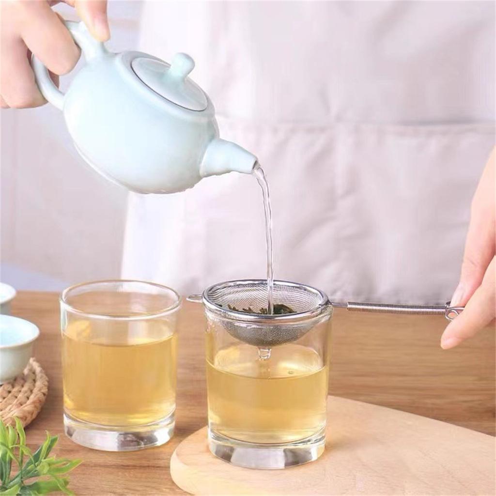 Durability Teas And Sugar Powder Strainer Premium Stainless Steel Fine Meshes Filter For Smooth Brewing Dishwasher Safe