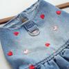 Denim Princess Female Pet Dress Harness Vest Dog And Cat Autumn Costume Outfit XS XL Puppy Animal Small Breeds One Piece Apparel