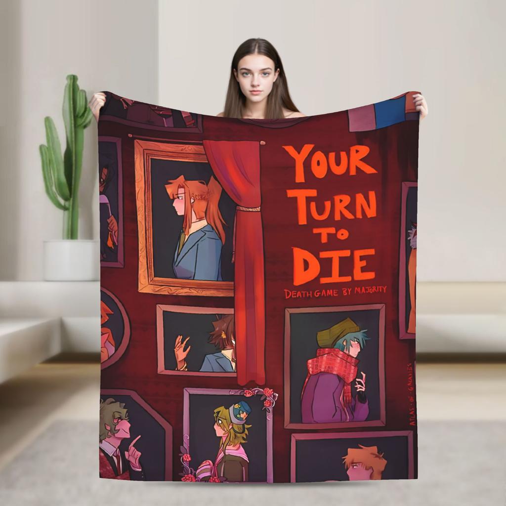 Shin TsukimiKanna Kizuchi Blanket Travel Office Throw Blanket For Couch Chair Sofa Bed Warm Soft Customized Quality Bedspread