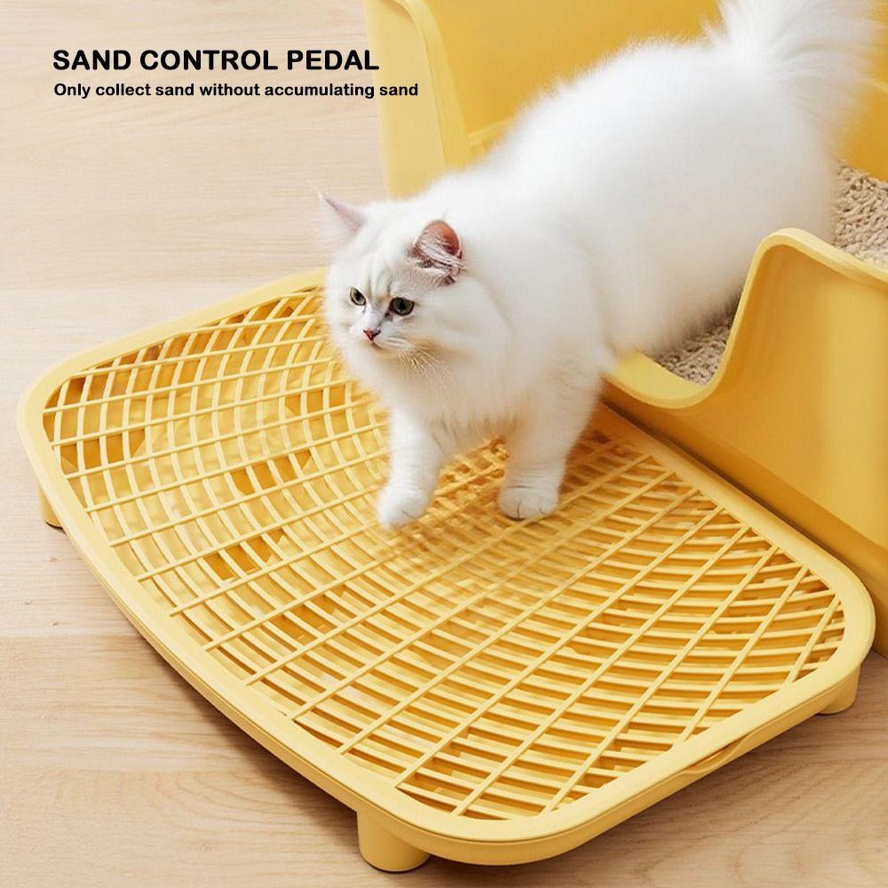 Heightened Pet Cat Litter Mat Plastic Cat Rubbing Foot Control Table  Pet Supplies