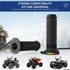 Motorcycle Heated Grips,1 Pair Universal 12V 22Mm Electric Heating Handle Adjustable Temperature,For Motorbikes