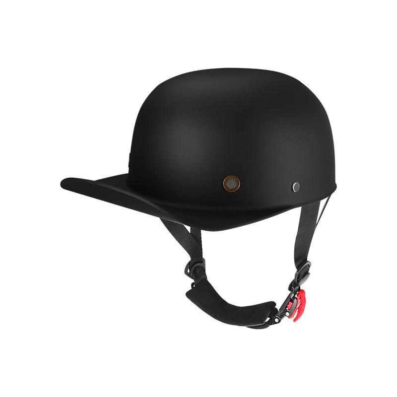 Vintage Helmet Gangster DS Personality Peaked Cap Baseball Cap Half Helmet Electric Car Scaler Helmet Helmet