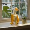 Uniek Cadeau voor Vrienden Creatieve Banaan Eend Beeldje, Hars Beeldhouwwerk, Nieuwigheid Kunst Grappig Bureau Decoratie Standbeeld, Ornament Huis Kantoor Tafelblad Decor