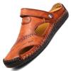 2025 Summer Plus Size Men's Closed-Toe Sandals & Casual Beach Shoes