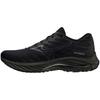 Wave Rider 26 Running Shoes, Lightweight, Black/Black, Size 25.5 Cm, 4E, for Jogging, Marathons, Sports, and Training