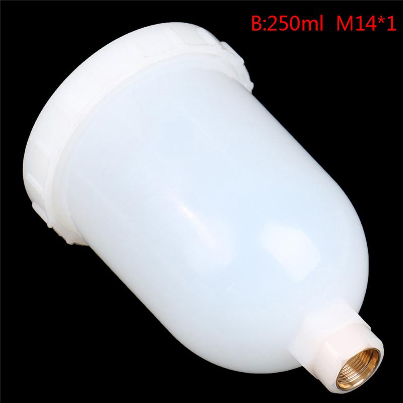 [TL][TL]600ml Plastic Spray Paint Pot Sprayer Cup Air Gravity Feed Fastmover Thread Connector For Spray Tools