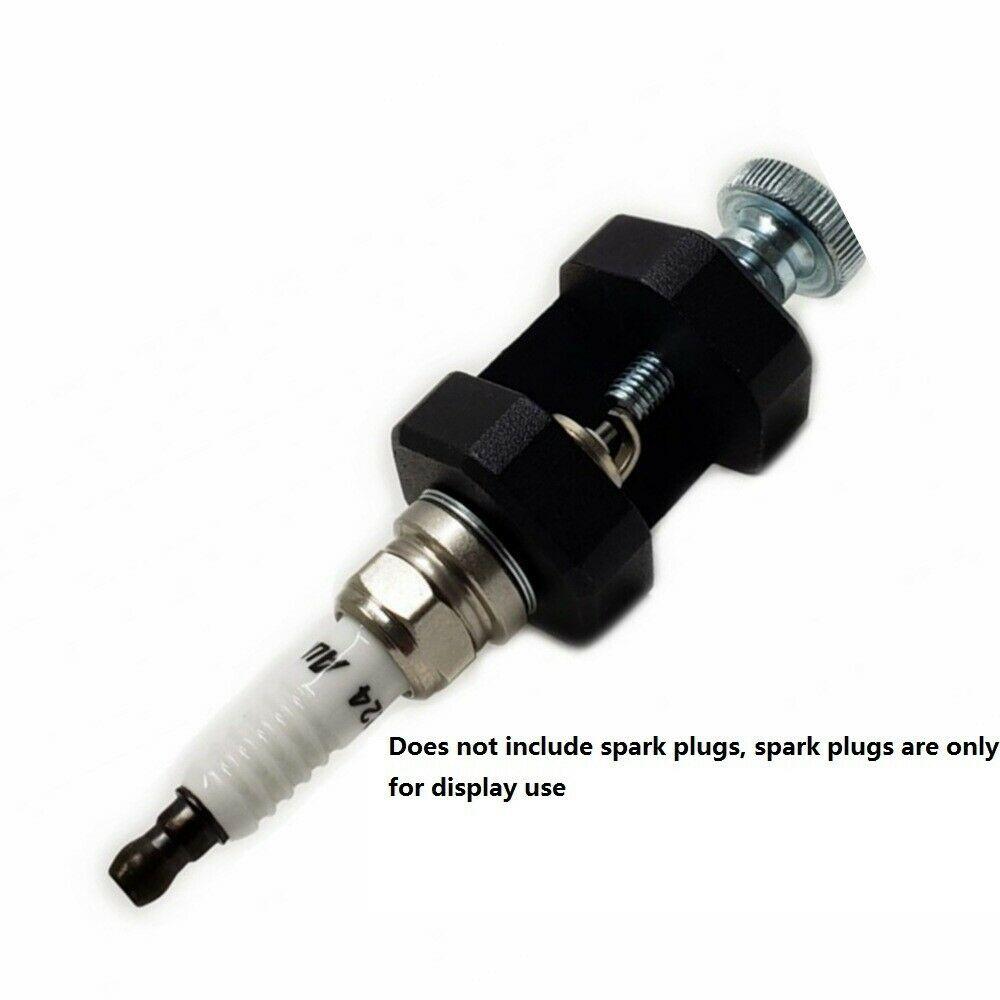1PC Mini CNC Aluminum Matte Black Universal Car Engine Spark Plug Gap Caliper Tool M14/M12/M10