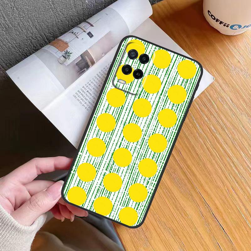 Polka Dots Lines Abstract Art Case For Oppo A80 A60 A40 A6 A5 Pro A15 A16 A17 A57 A94 A74 A54 A76 A96 A18 A38 A58 A78 A98