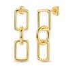 925 Silver Golden Earring Women CZ Zircon Hoop Ear Studs Sparkling Pave Moon Star Earring Wedding Anniversary Gift