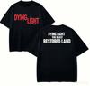 T-shirt Amante Anime Dying Light Harajuku Cotone Nuovo Modello High Street Retro Oversize Unisex Co