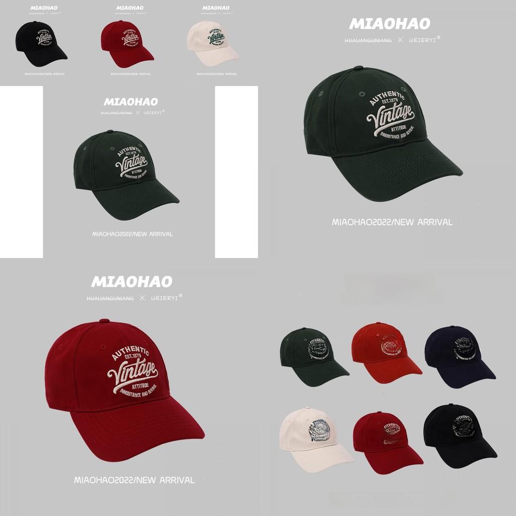 Vintage Style Embroidered Cotton Baseball Cap Unisex Adjustable Summer Hat
