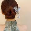 Gold Metal U Shape Hair Stick Flower Hanfu Hairpin Classical   For Girl