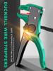 Duckbill Automatic Wire Stripping Pliers Wire Stripper Network Pliers for Flat Wire Duckbill Stripping Tool 0.2 to 6mm Range