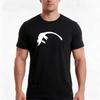 Elasmosaurus Silhouette (White) Tshirt Summer Casual Cotton Tee Oversized Streetwear Tops Vintage Graphic Print 100 Cotton