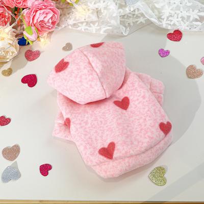 Haustierkreis, Hund Kleinhundekleidung, Katzenkleidung, Herbst und Winter Valentinstag Liebe Kollektion