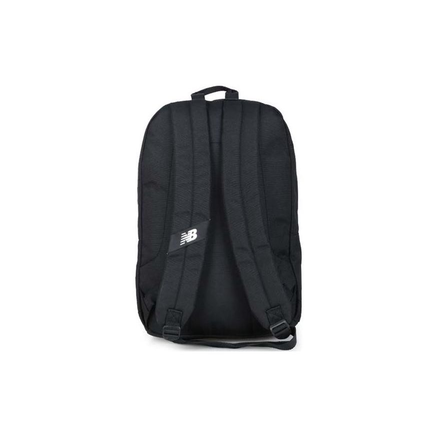 New Balance 20L Brand Logo Print Polyester Backpack Men Backpack Black LAB23012BK