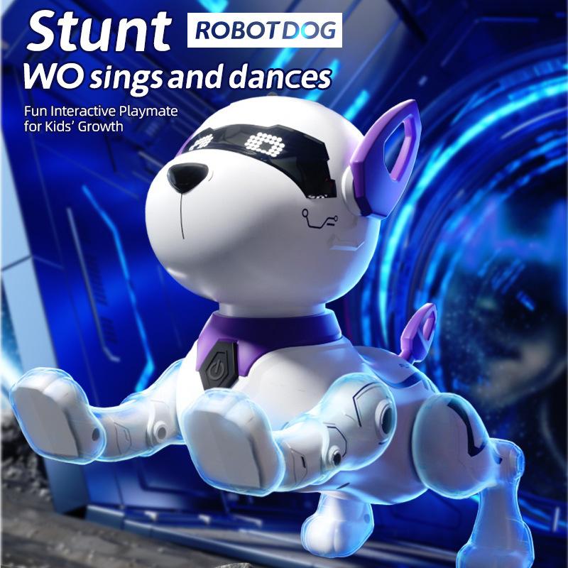 Intelligent Robot Dog Toy Remote Control Programmable Smart Interactive Puppy Sing Dance Stunt Music Kids Gift