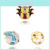 Pokmon Pok Ball Metal Badge With Cartoon Character Design For Collectors And Fans