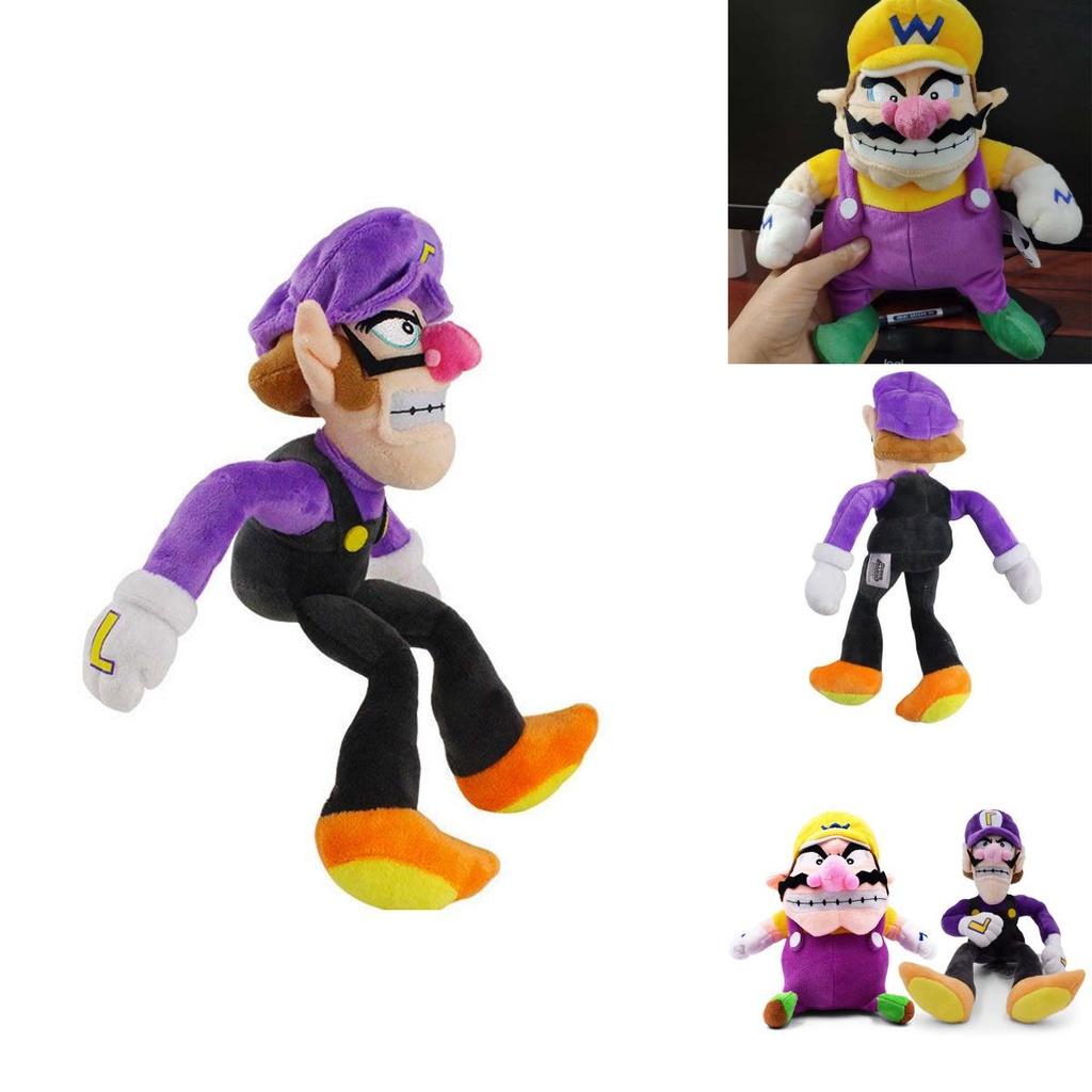 Charming Super Mario Bros Plush Dolls Wario And Waluigi Perfect For Gift Giving