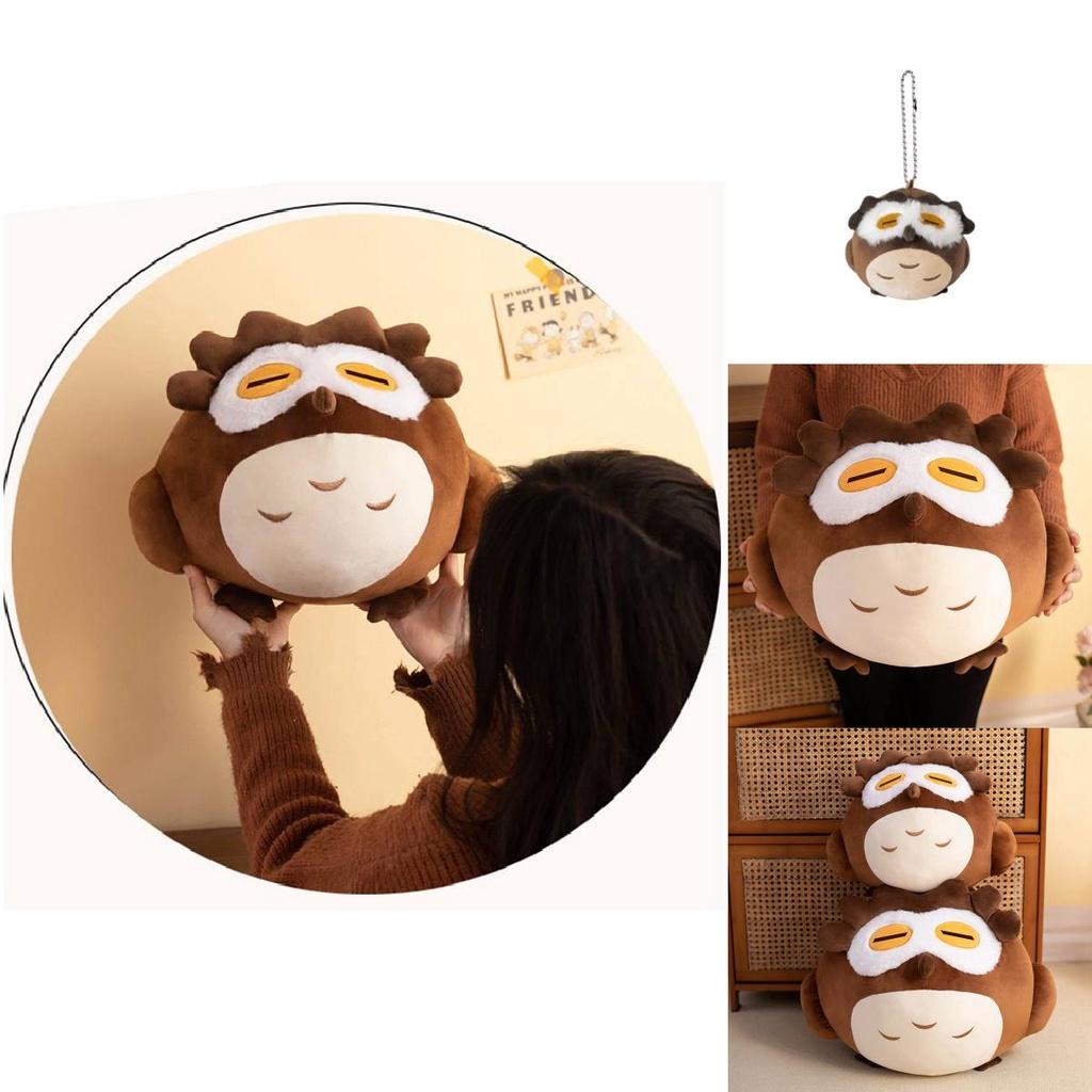 Genshin Impact Diluc Ragnvindr Owl Plush Toy Game Animal Stuffed Doll Kids Gift