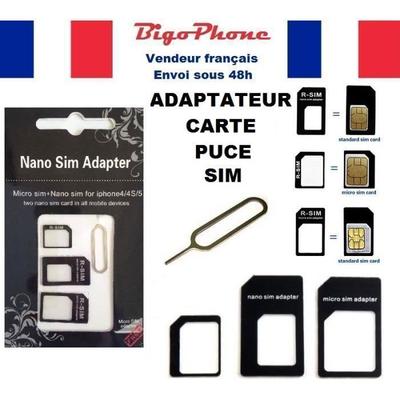 4-in-1 Adapter Chipkarte / Micro-SIM / Nano-SIM