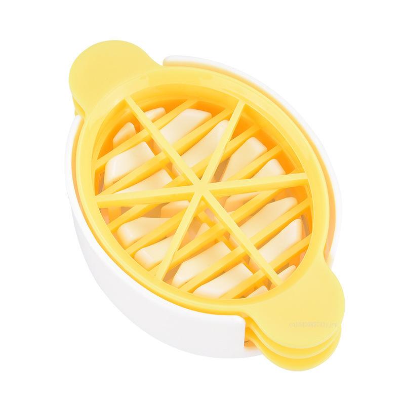 3 In 1 Egg Slicer Multi-functional Egg Split Device Handheld Mushroom Tomato Cutter Kitchen Creative Tool 1pc