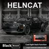 Dodge Challenger Hellcat Toy Car for 1: 32 Scale Die Cast Metel Cars Toy Pull Back Hellcat Model Cars with Sound and Light